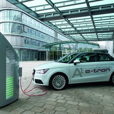 Audi Testing A1 e-tron in Munich Audi Testing A1 e-tron in Munich