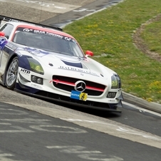 AMG target Ferrari 599 GTO with SLS Black