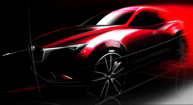 Mazda CX-3 feiert Weltpremiere in Los Angeles 