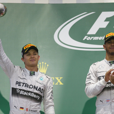 Hamilton won his eighth race of the season and increased his lead in the championship