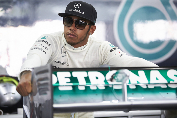 Hamilton will drive taxi laps prior to the DTM race