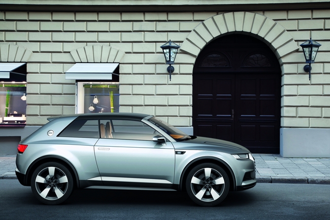 L’Audi crosslane coupé accélère de zéro à 100 km/h en 8,6 secondes