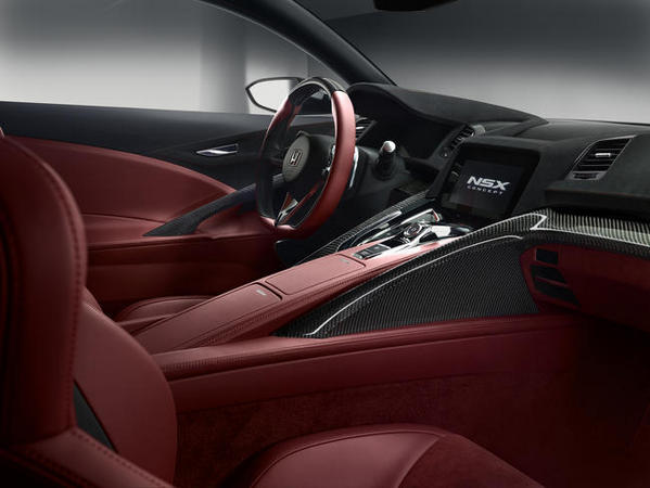 O interior do NSX foi apresentado pela primeira vez no NAIAS