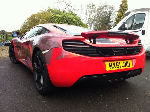 Morning car spotting: doesn't that McLaren look good...