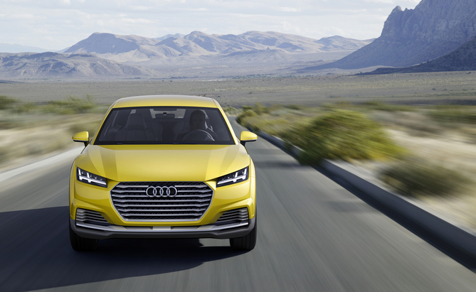 Em termos de design o veículo é fortemente inspirado no Allroad Shooting Brake Em termos de design o veículo é fortemente inspirado no Allroad Shooting Brake