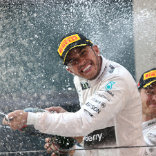 Hamilton conquered his second win of the season