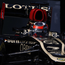 Raikkonen was leading the final session briefly, but Hamilton knocked him down to second