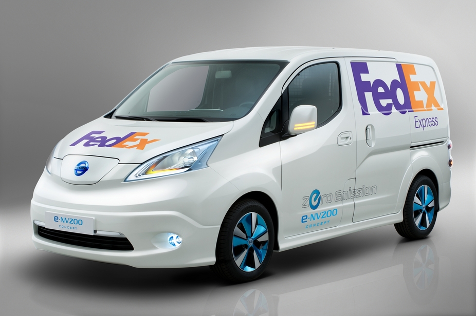 Nissan e-NV200 am März 2013 in Produktion und bei FedEx im Test