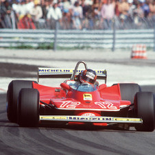 Gilles Villeneuve ao volante do 312 T4 Gilles Villeneuve ao volante do 312 T4
