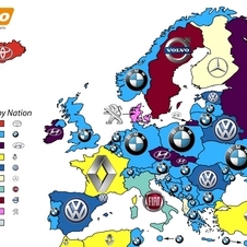 In Europe the dominant brand was BMW