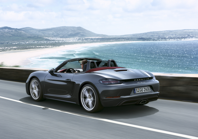 The 718 Boxster can reach 100km/h in 4.7 seconds while the 718 Boxster S reaches the mark in 4.2 seconds