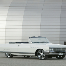 The extruded look of the body was strengthened more for this 1964 model