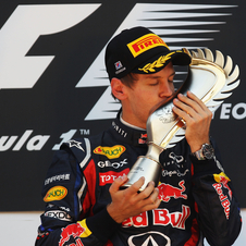 Vettel retunrs to wins and hands title to Red Bull