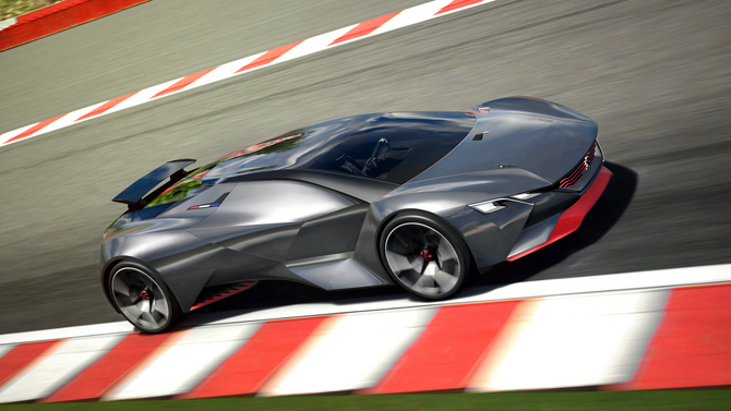 The Vision Gran Turismo is only 104cm tall and there is an almost total absence of aerodynamic efficiency elements