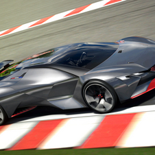 The Vision Gran Turismo is only 104cm tall and there is an almost total absence of aerodynamic efficiency elements