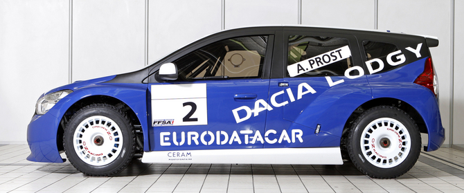 Dacia unveil MPV race car