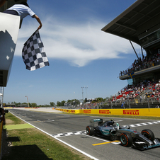 Nico Rosberg dominated the race in Barcelona from start to finish