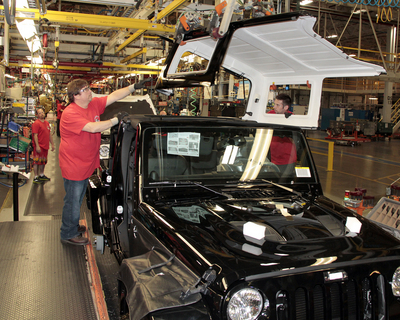 Jeep baut den ein millionsten Wrangler