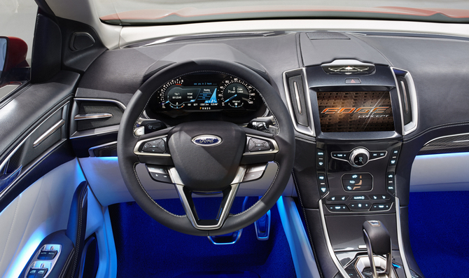 The interior is attractive other than the blue lighting The interior is attractive other than the blue lighting