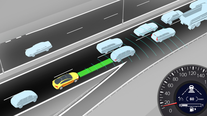 Les nouvelles technologies de sécurité réduisent les risques de chocs arrière sur autoroute dans des proportions pouvant atteindre 42%