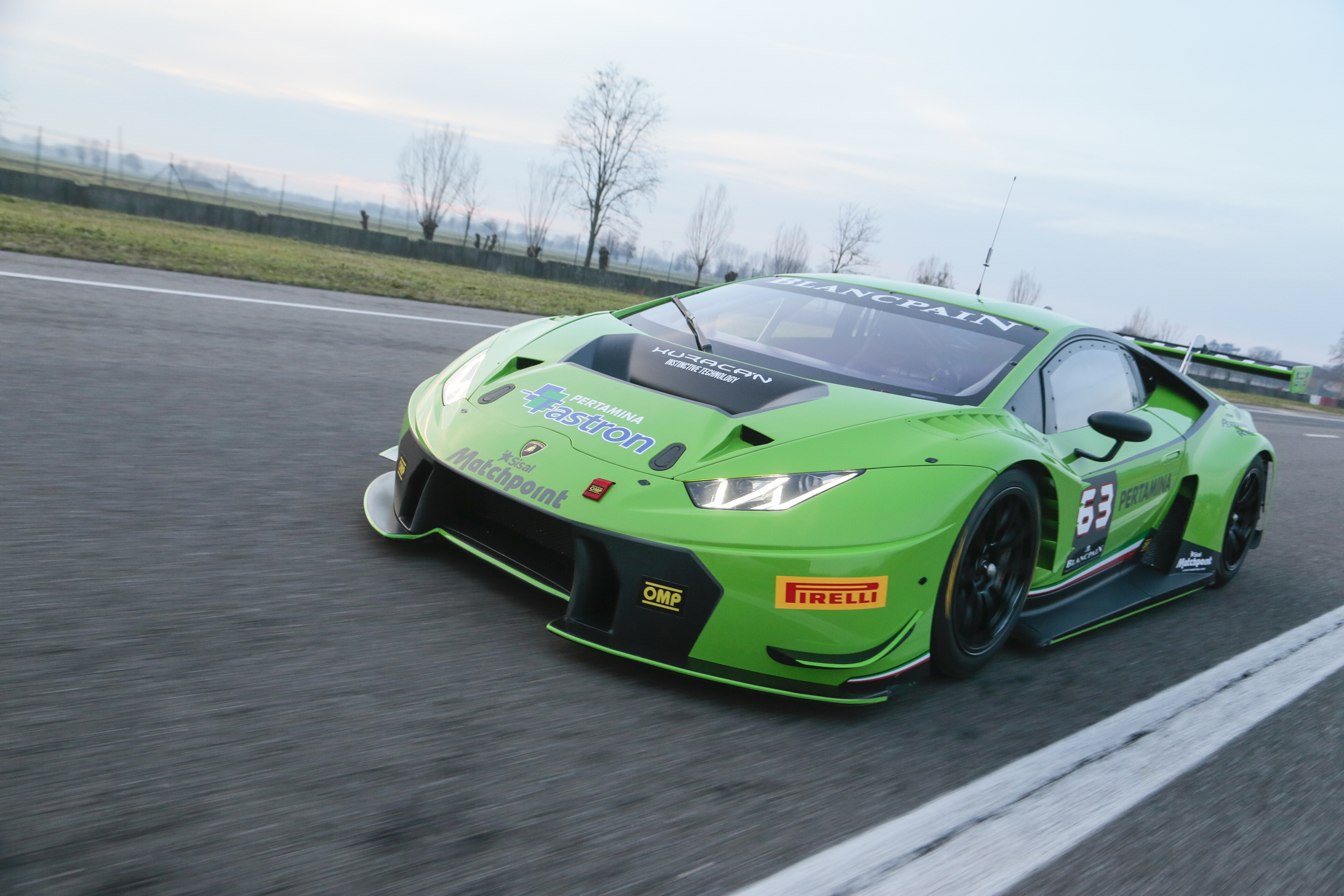O Huracán GT3 foi desenvolvido maioritariamente pela Lamborghini