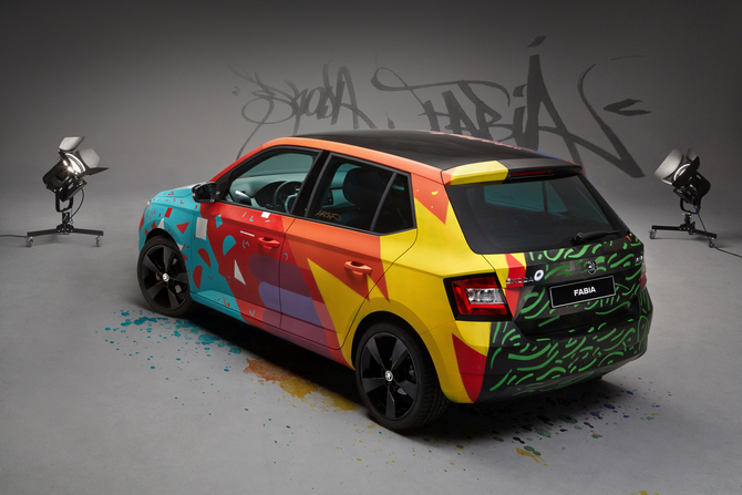 Skoda Fabia Street Art