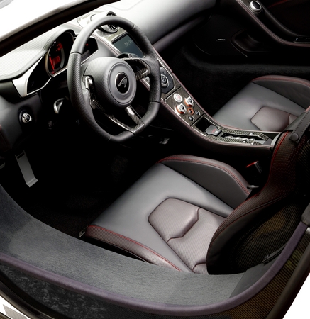 A higher quality semi-aniline leather and Alcantara interior is also available