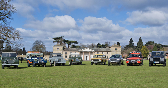 O evento celebra os 65 anos da história da Land Rover