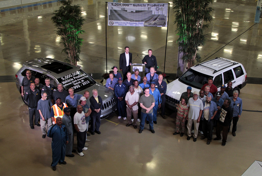 Jeep Grand Cherokee Produktion durchbricht die Fünfmillionen-Marke