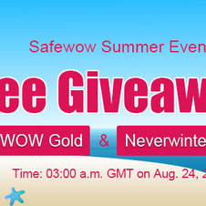 why not snap up safewow 1000M free giveaway wow gold us on Aug 24@3.00gmt