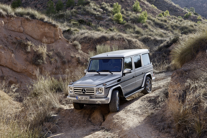 O Mercedes Classe G mantém as suas características de todo-o-terreno