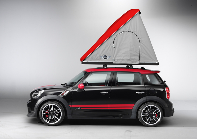 Mini Offering Camper and Tent for Cooper