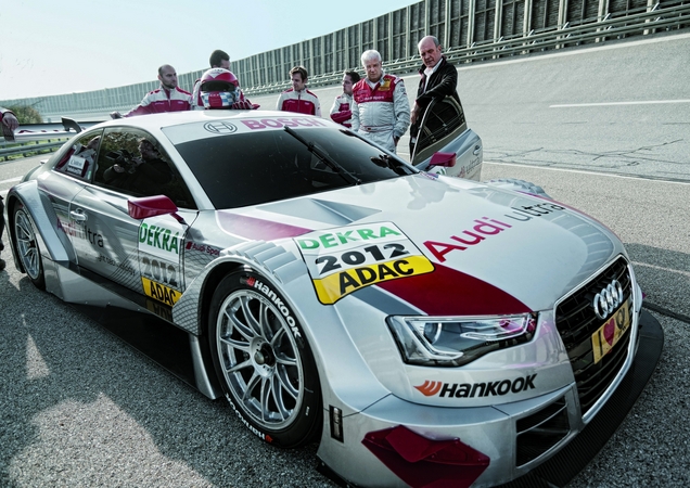 The new A5 DTM during testing