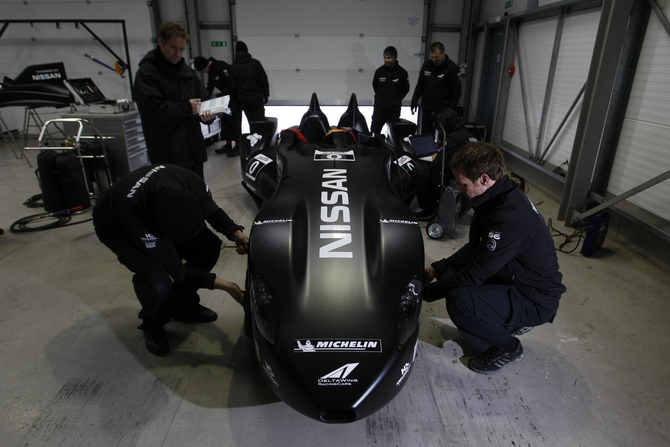 A Nissan continua a trabalhar no Deltawing para competir nas 24 Horas de Le Mans