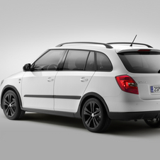 The Fabia Combi Monte Carlo is available with a wide array of engines and colors. It adds black trim and wheels