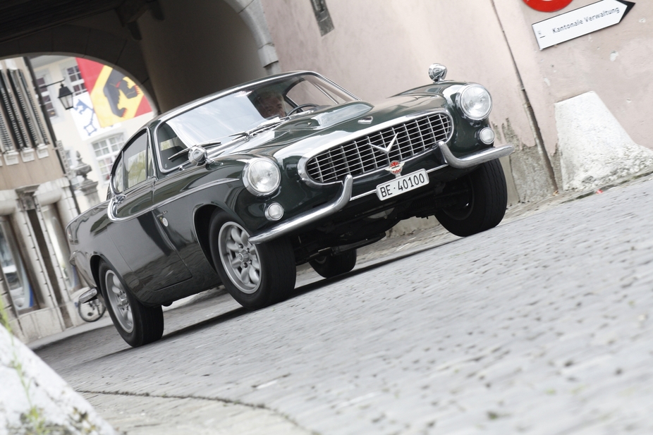 Aston Martin-Powered Volvo P1800 Prototype on Display at Birmingham Classic Auto Show