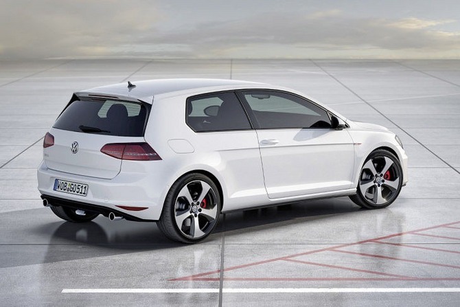 The GTI gets dual rear exhausts