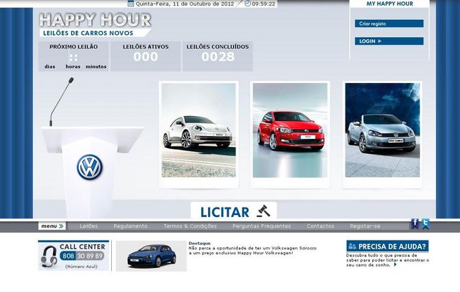 Site permite aos utilizadores comprarem carros novos da Volkswagen a um preço mais baixo do que o preço de venda ao público