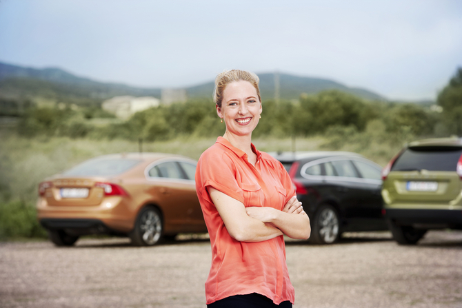 Linda Wahlström é a gestora do projeto SARTRE na Volvo