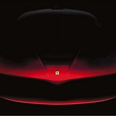 Ferrari divulgou duas imagens do seu novo supercarro na sua revista oficial em dezembro