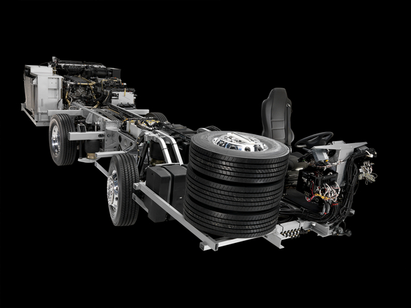 The new chassis support Mercedes new diesel engines and new transmissions