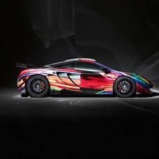 On top of the conversion, the car gets the unique paint job. 
