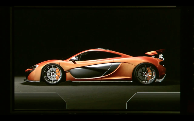 In race mode, the wings on the P1 automatically come up