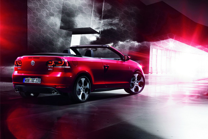 VW says it has reworked the rear diffuser and exhausts for the Cabrio