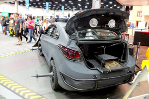 Hyundai Elantra Coupe Zombie Survival Machine