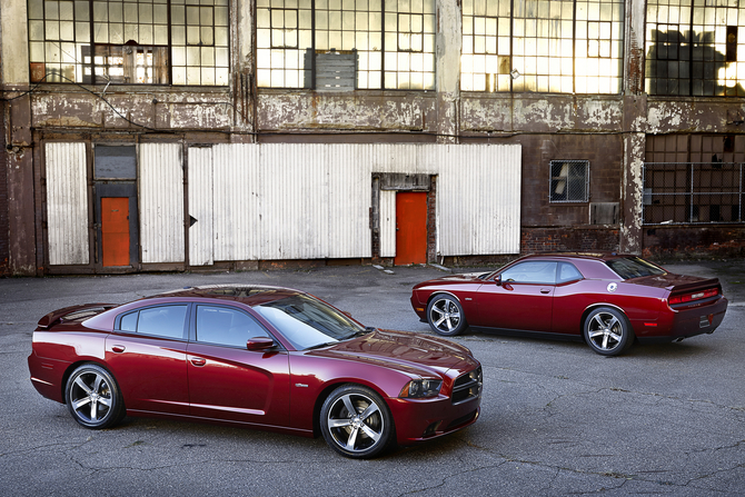 The cars celebrate the 100 years of Dodge