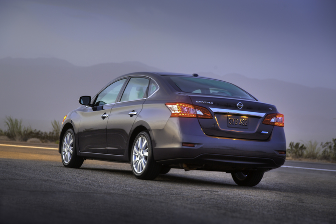 The car has new Altima-like styling