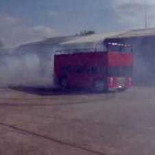 top gear live donuting bus