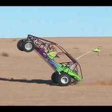 Kid does awesome sandrail wheelie at Glamis Dunes